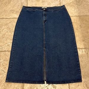 COPY - TOGO midi length denim skirt